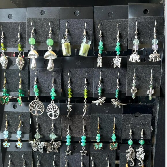 Handmade Charm Earrings - Picture 3 of 11